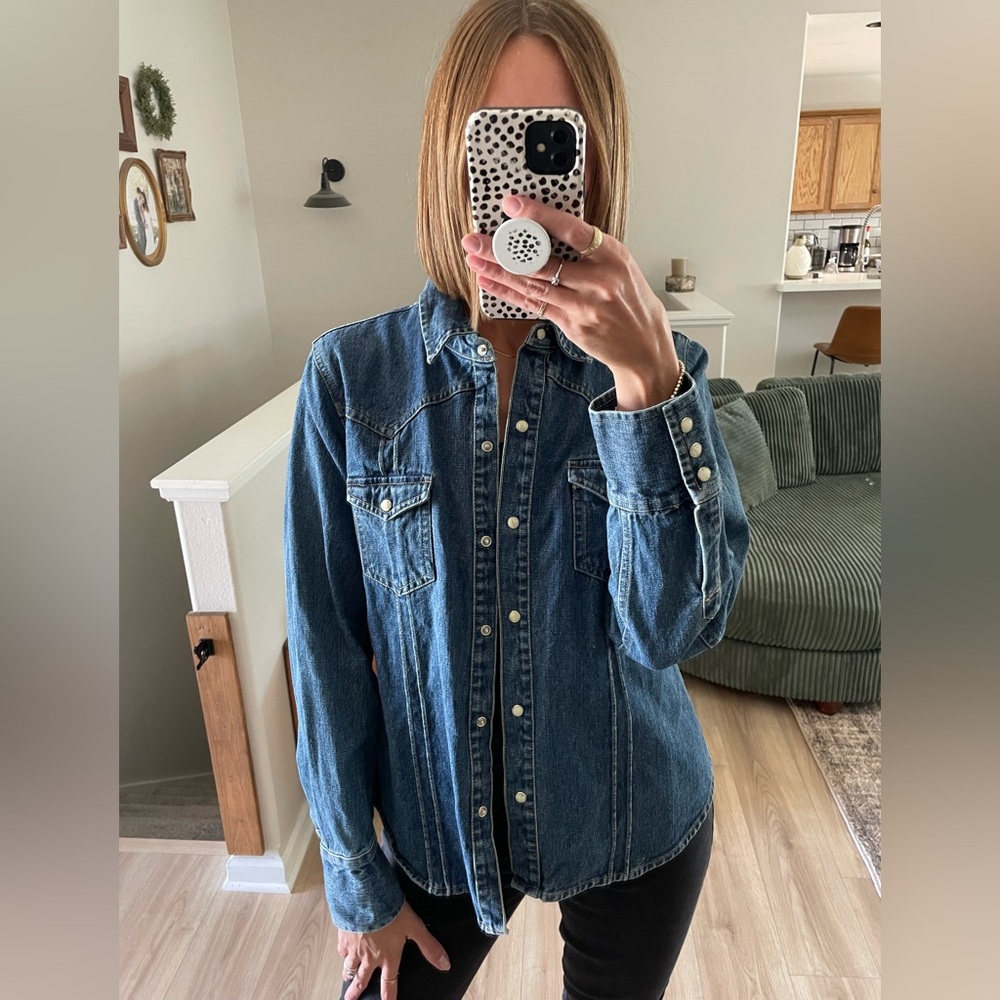Arizona Jean Company Classic Blue Denim Shirt